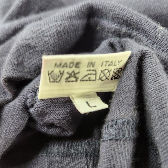 Vintage55 Guard T-Shirt Adult Large Navy Blue South Hamptons Made in Italy - Picture 11 of 12